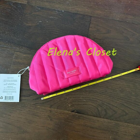 NWT ~ KATE SPADE PUFFY PINK TOTE & POUCH SET - Picture 5 of 11
